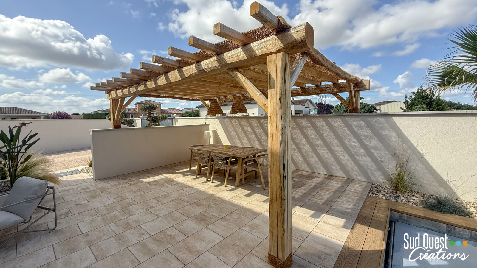 Pergola Bois Sud Ouest Créations