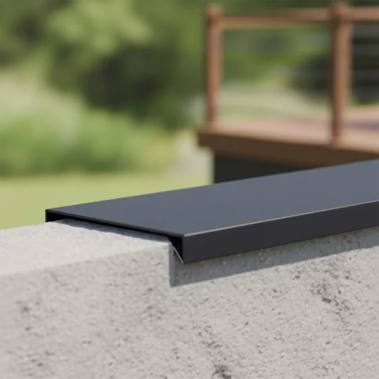 Entretien couvertine aluminium mur